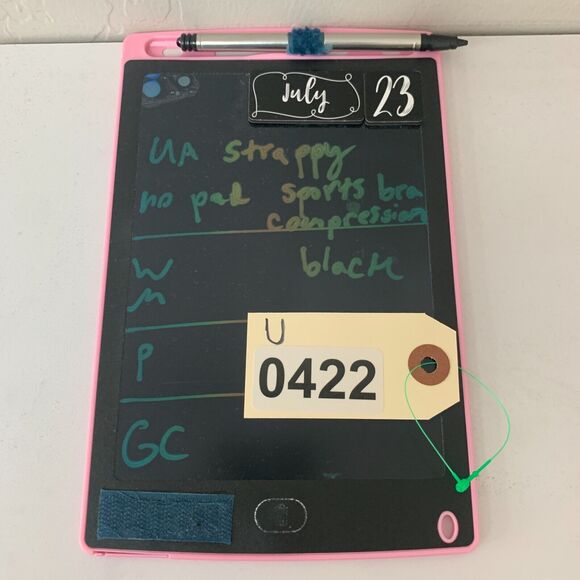 Under Armour Compression Sports Bra Womens M Medium Black Crossback Scoop Neck - Picture 11 of 12